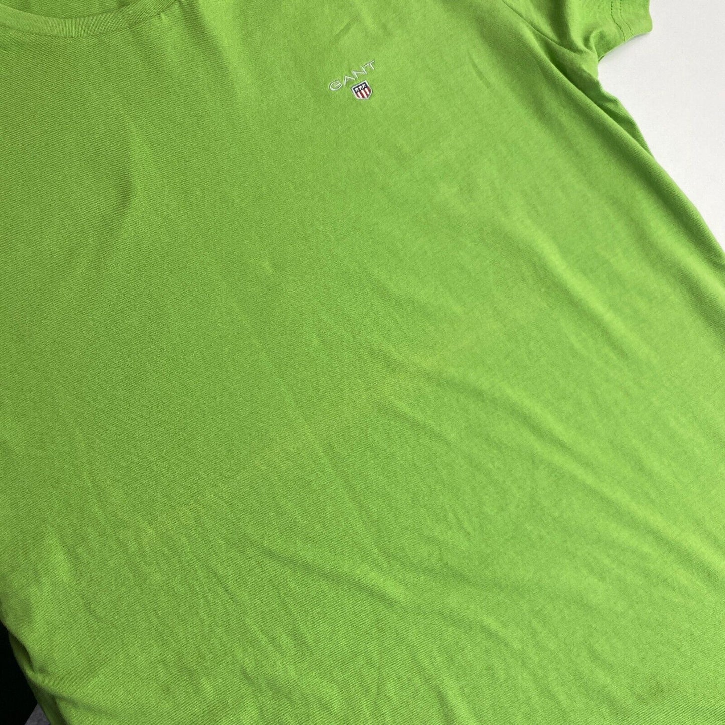 GANT Light Green Original Regular Crew Neck T-Shirt Size M