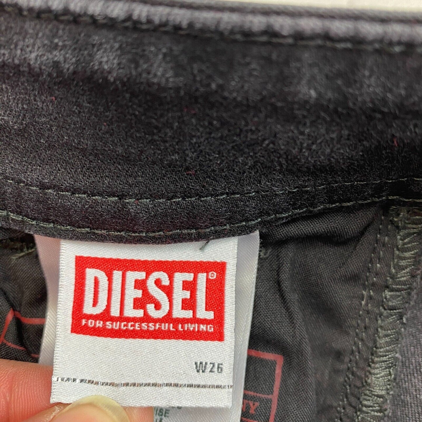 DIESEL Schwarze Super Skinny Jeans Größe W26