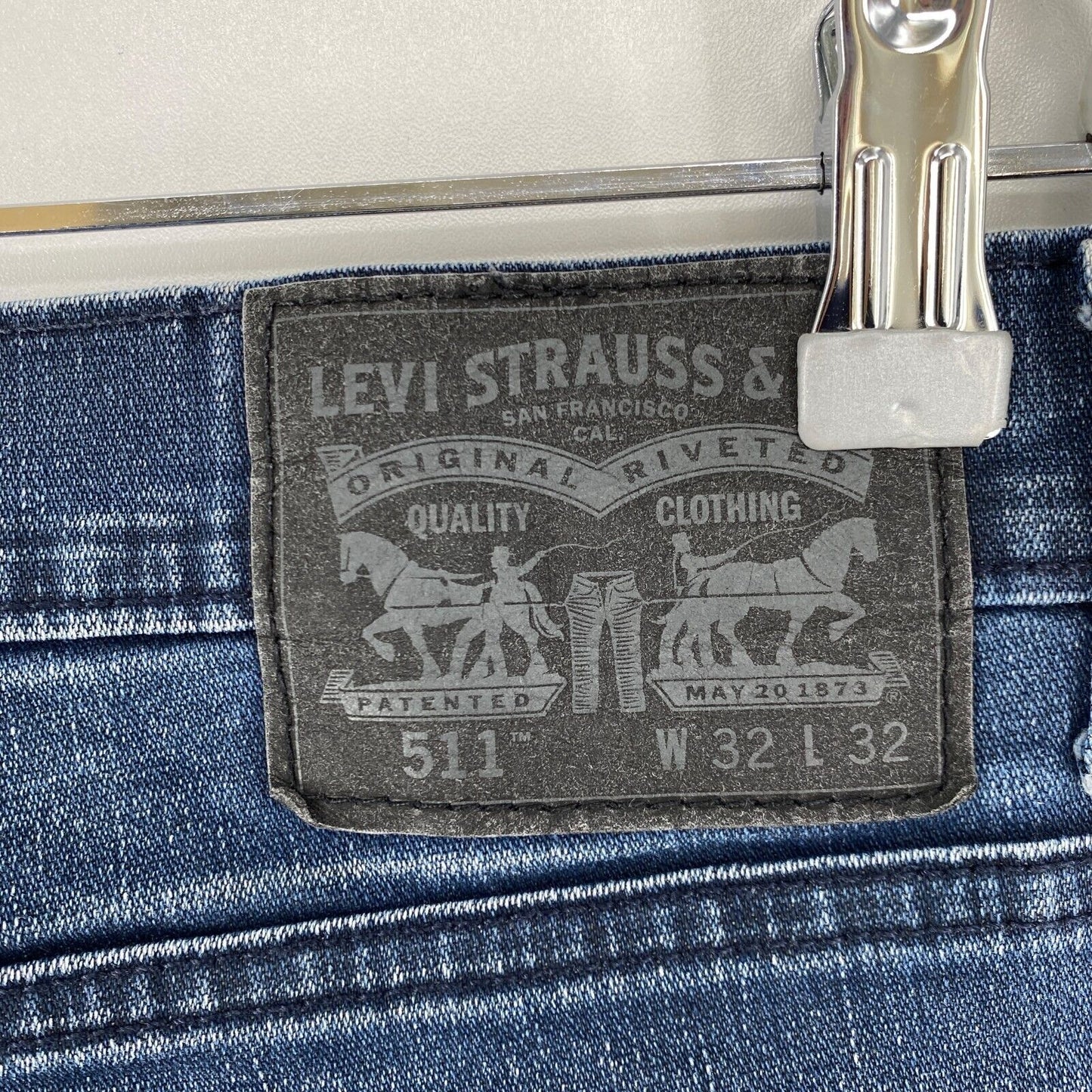 Levi's 511 Blue Stretch Slim Fit Jeans W32 L30