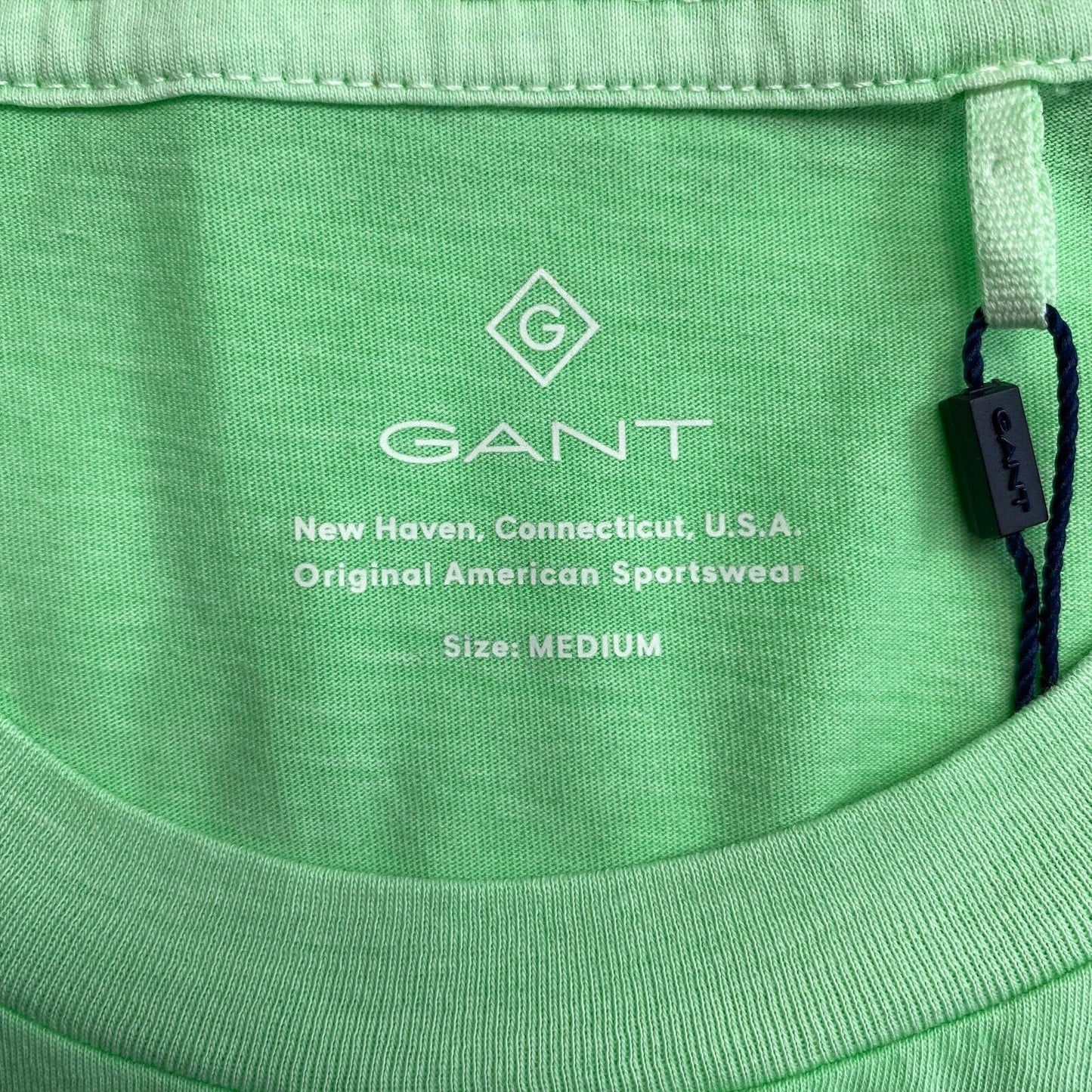 GANT Green Sun Faded Crew Neck T-Shirt Size M