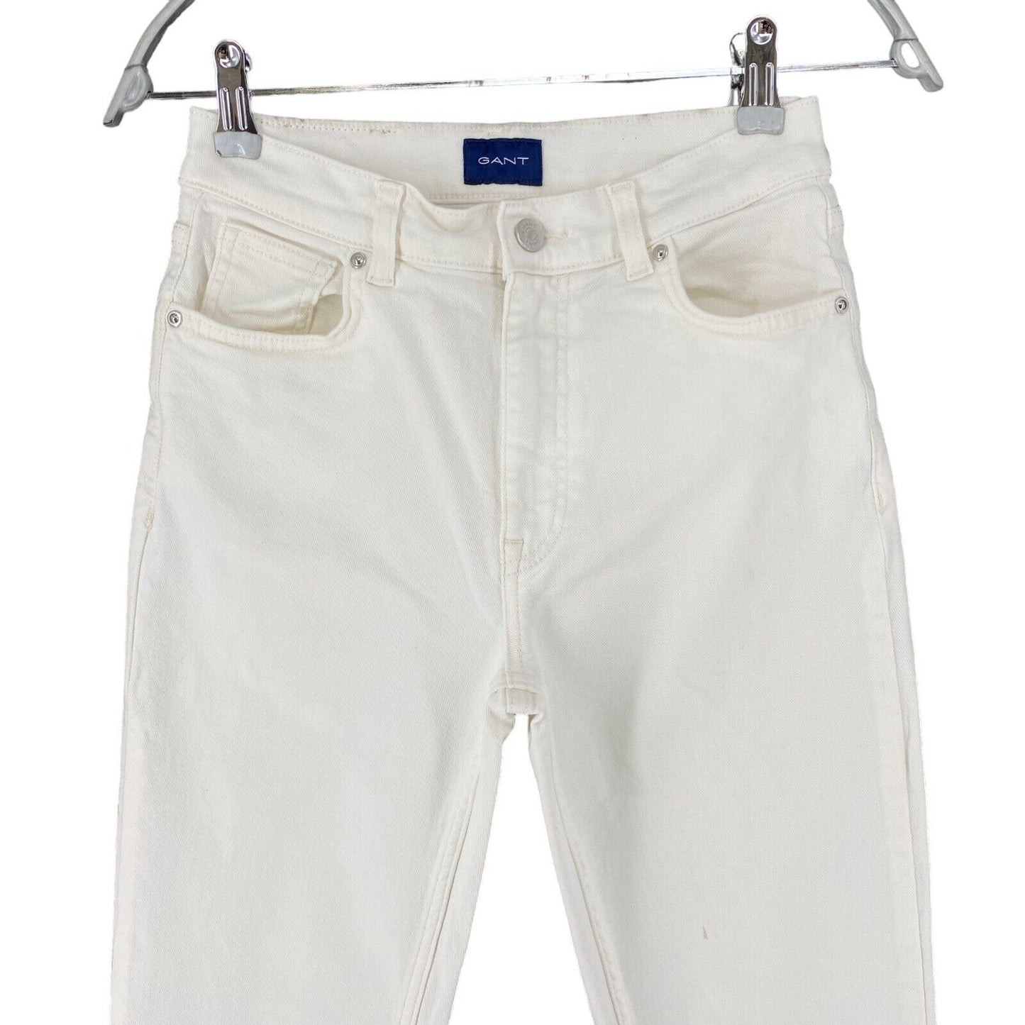 GANT Women White Regular Straight Fit Jeans Size W26