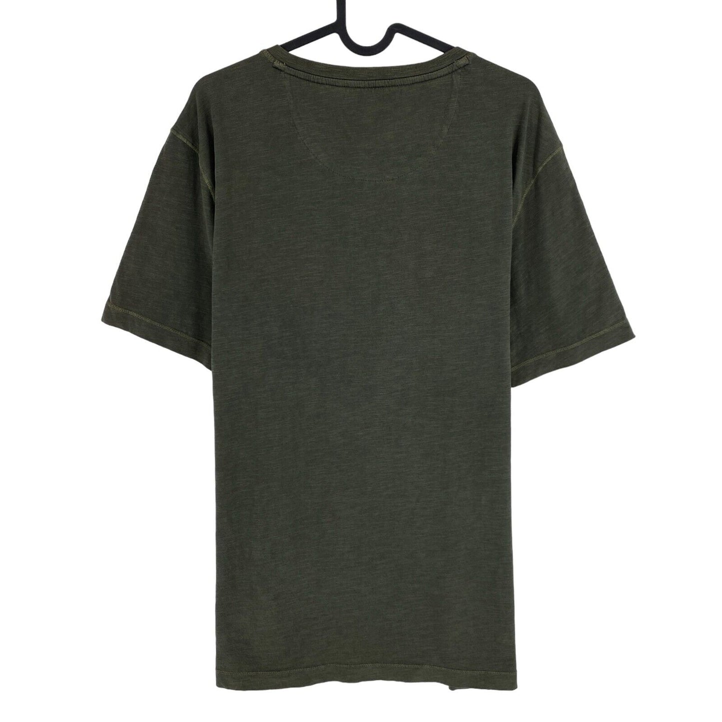 CAMEL ACTIVE Greyish Green SS Henley Neck T Shirt Size XL