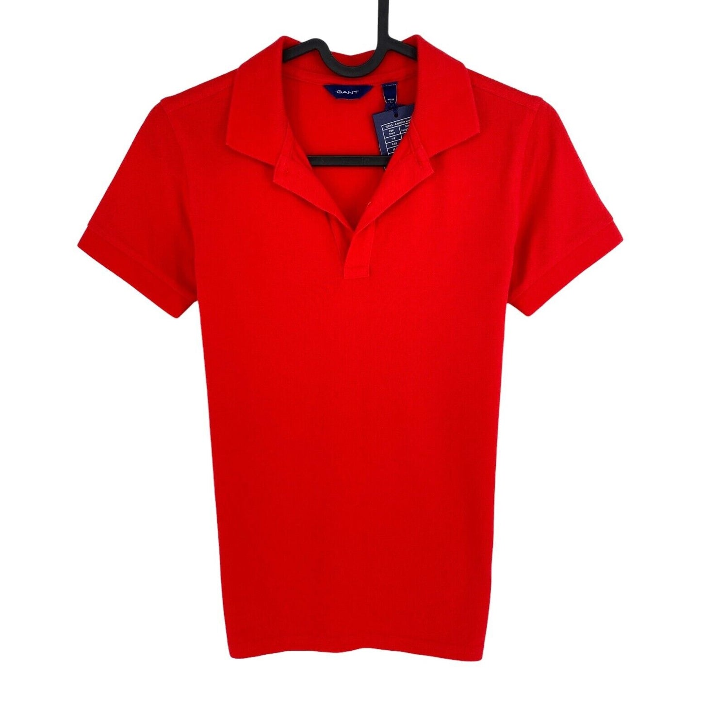 GANT Boys Red Original Pique Polo Shirt Size 9-10 Years 134/140 cm