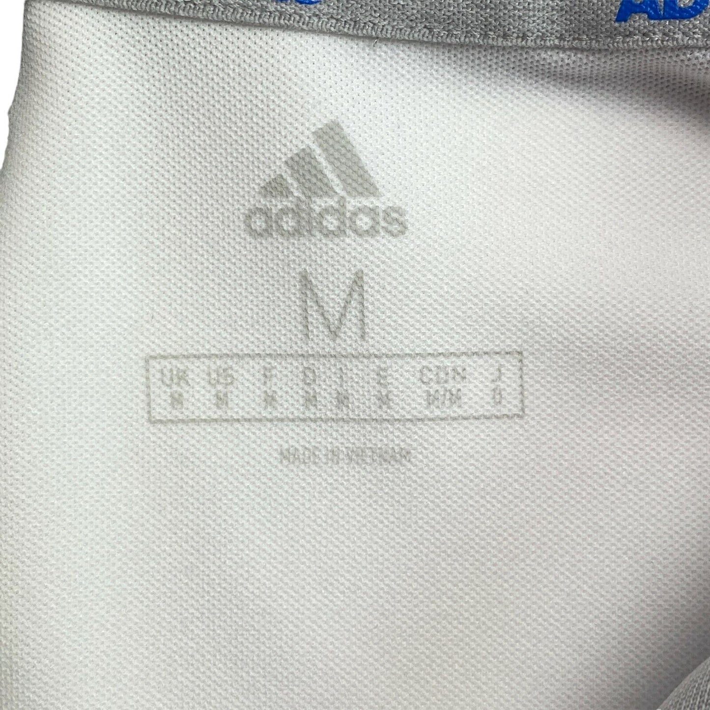 Adidas Golf Weißes Poloshirt Größe M