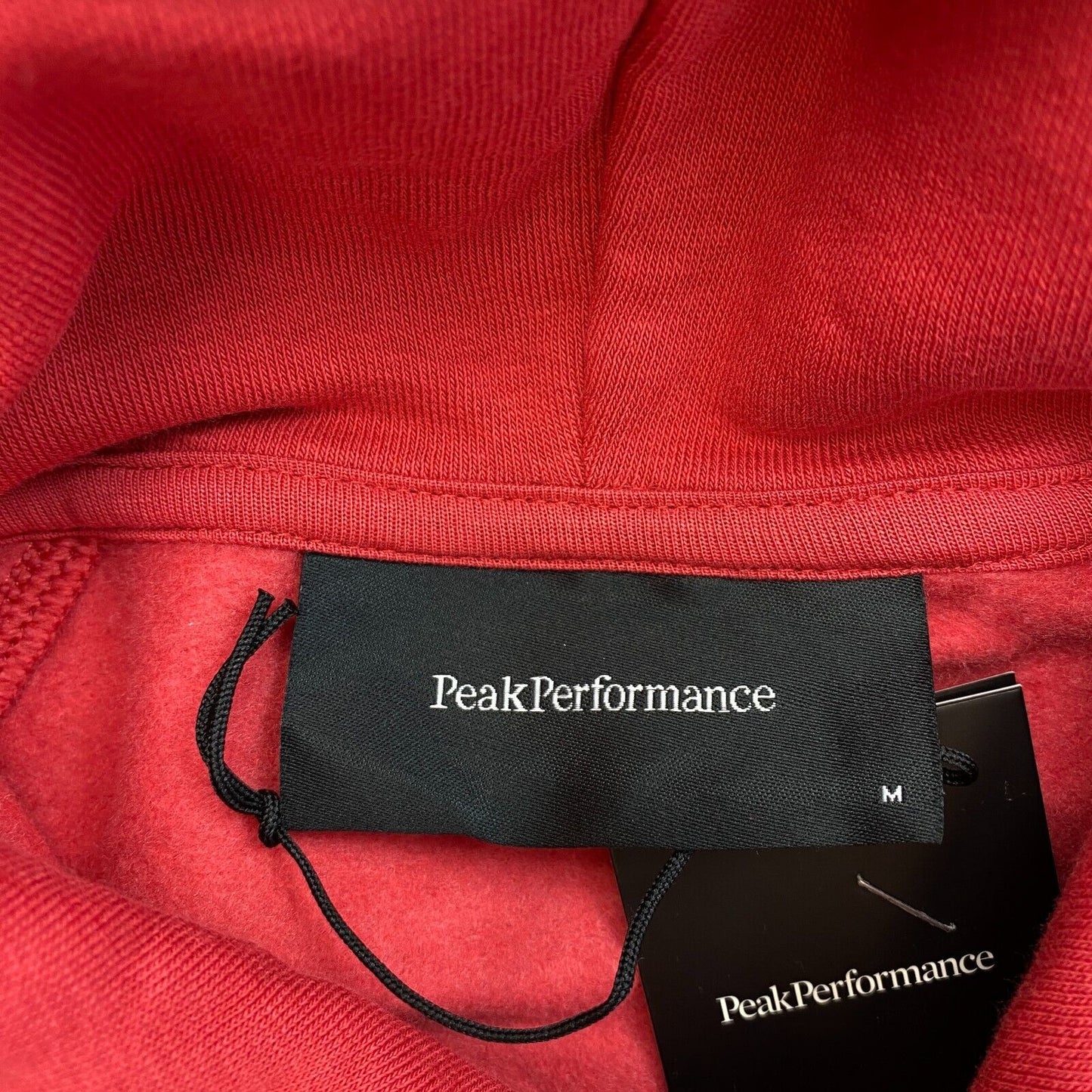 Peak Performance Women Soft Red Ease Hoodie Sweater Jumper Size M