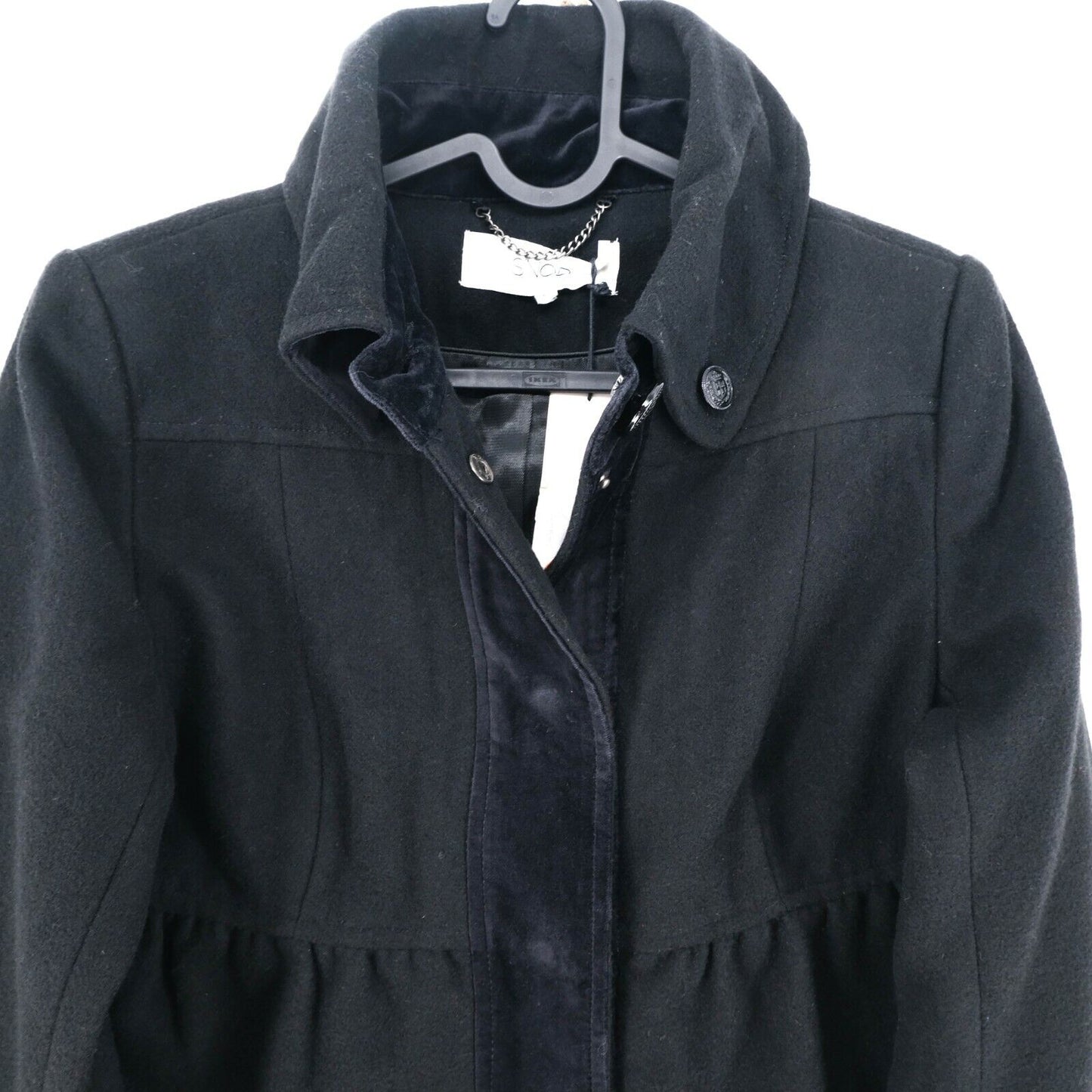 S`NOB Black Short Jacket Coat Size M