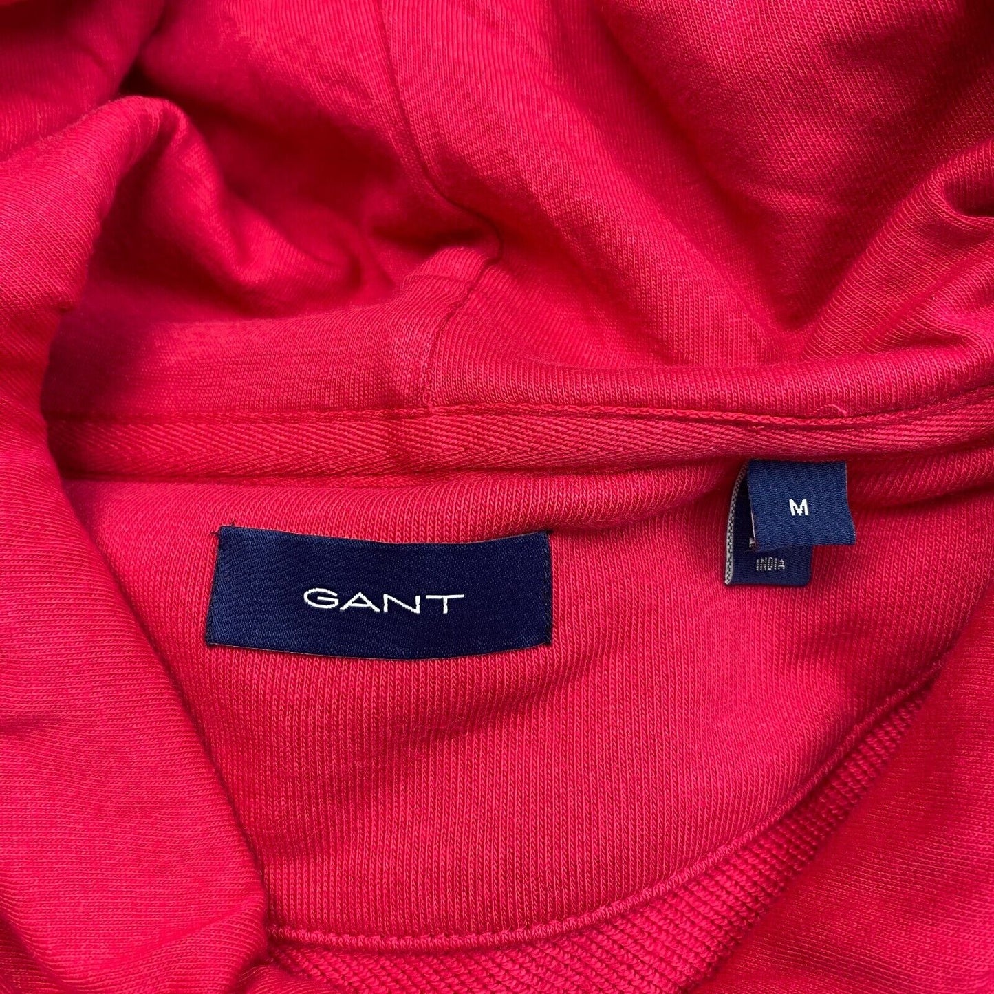 GANT Women Pink Banner Shield Hoodie Jumper Dress Size M