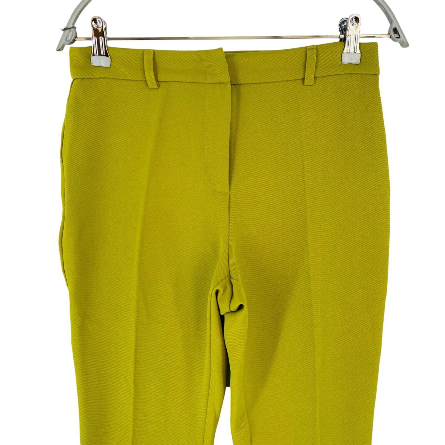 MOTIVI Women Yellow Flared Fit Trousers IT 42 EUR 38 UK 10 US 6 W28