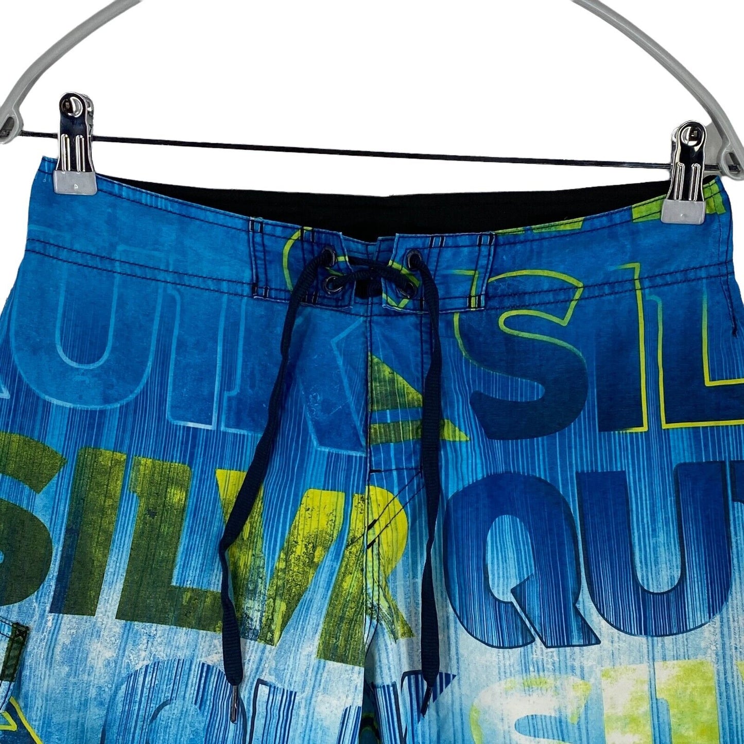 QUIKSILVER Blue Swimwear Swimming Trunks Shorts Size 14 155-163 Cm