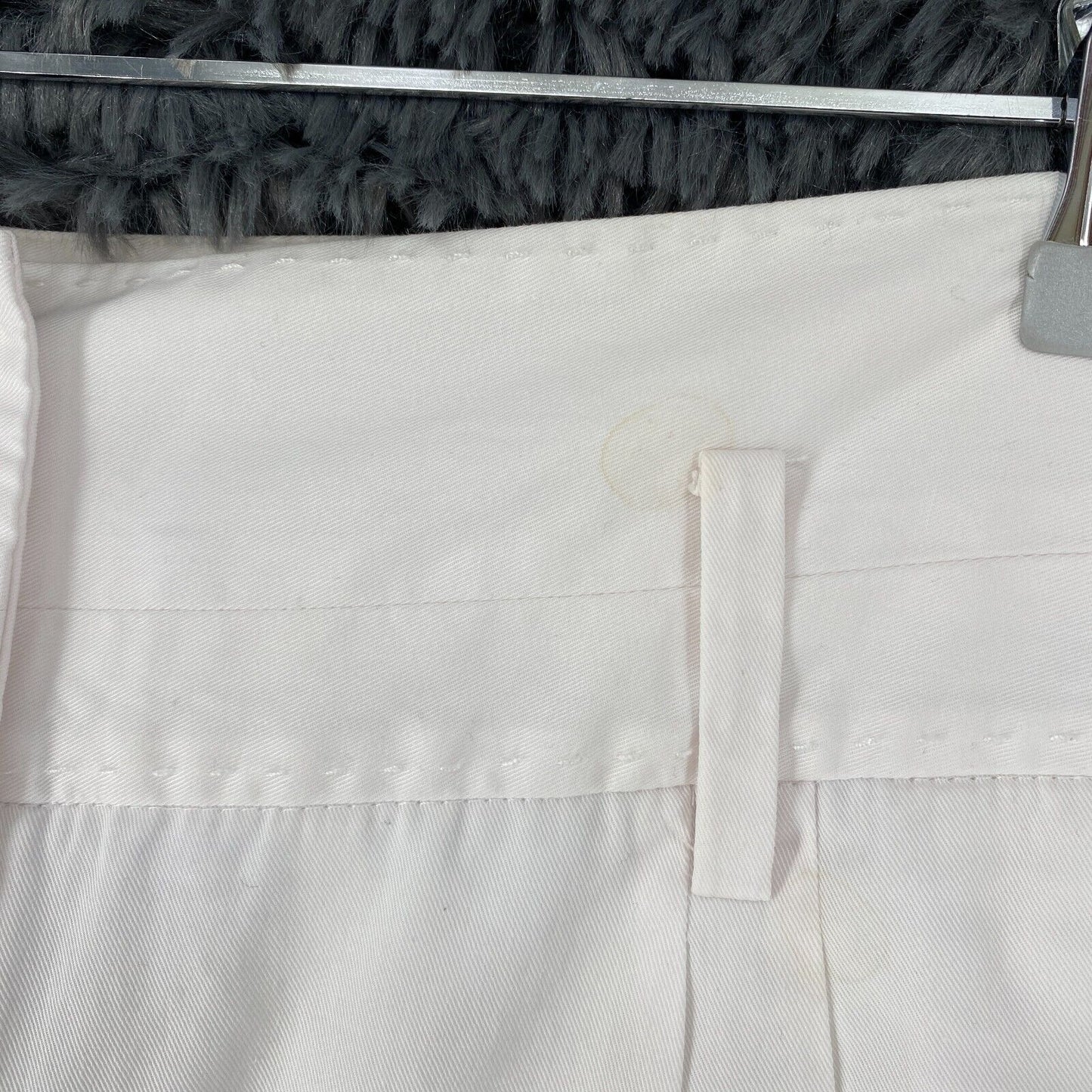 Tommy Hilfiger Women White Relaxed Wide Leg Fit Dress Trousers Size 4 W26