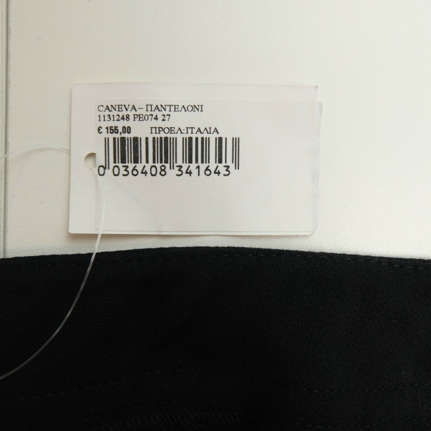 PERSONA Black Pants Trousers Size EU 48 50 UK 20 22 US 18 20