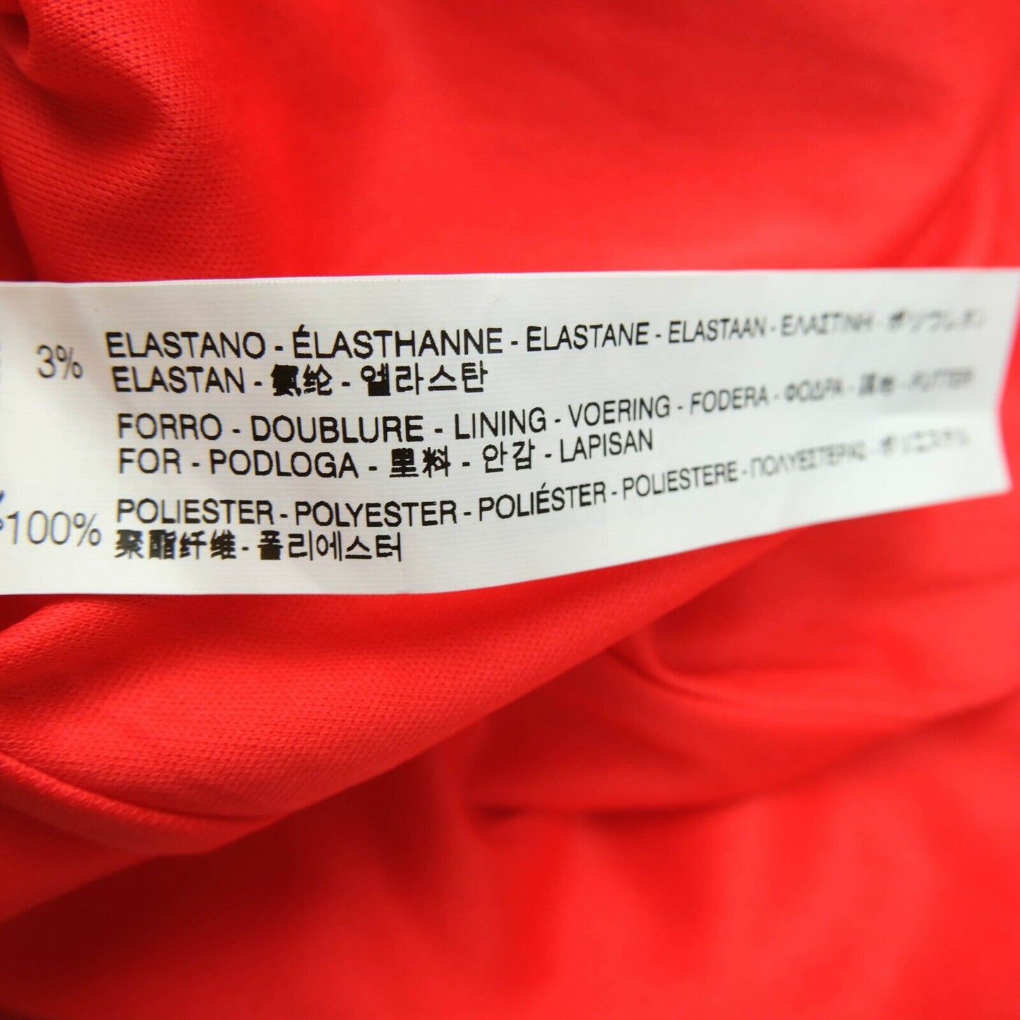 Bershka Robe rouge à manches à bretelles Taille L