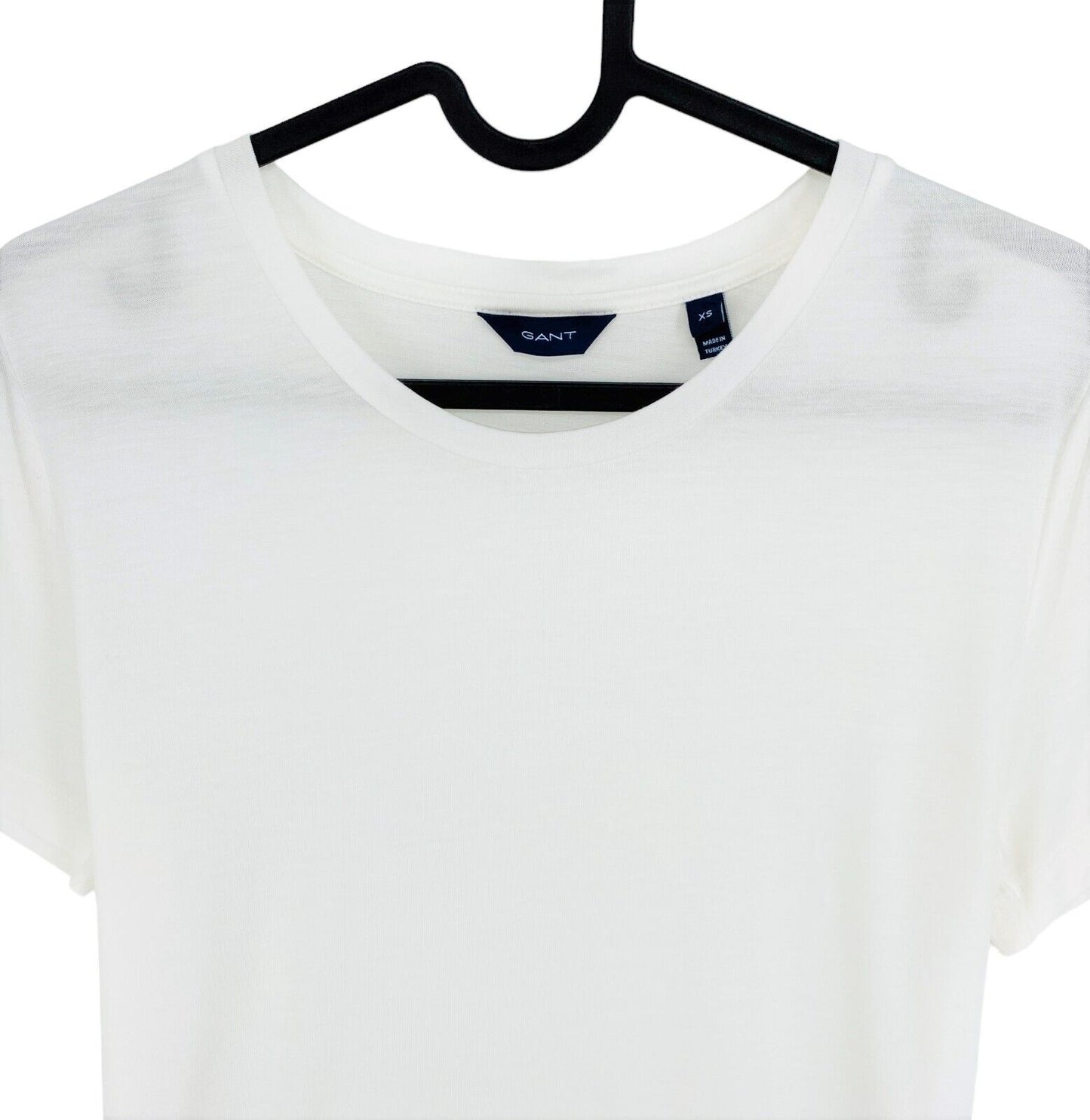 GANT White Lightweight Crew Neck T Shirt Size XS