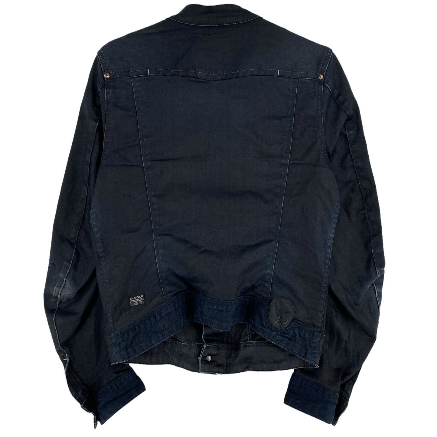 G-STAR RAW COMIC 5620 Marineblaue Jacke aus Baumwollmischung, Größe M