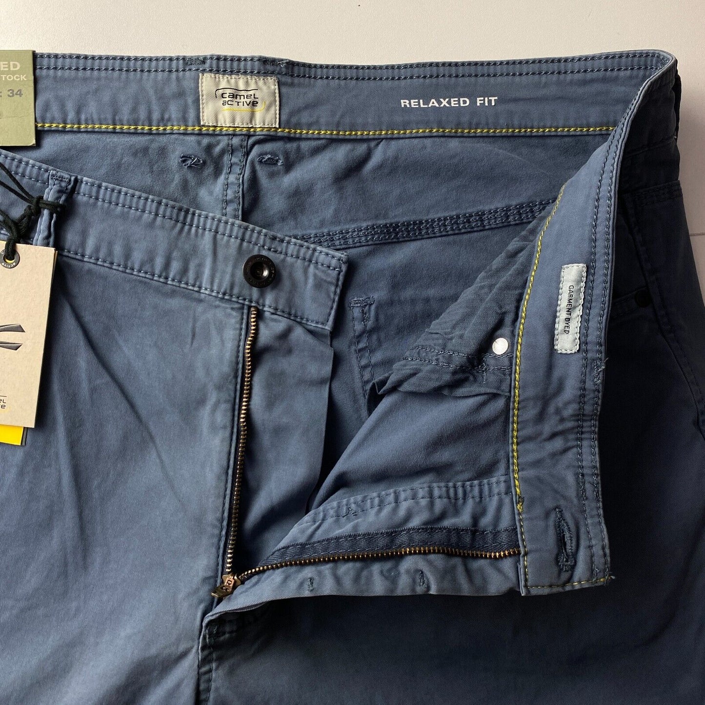 Camel Active Blue WOODSTOCK Relaxed Straight Fit Jeans Trousers Size W40 L34