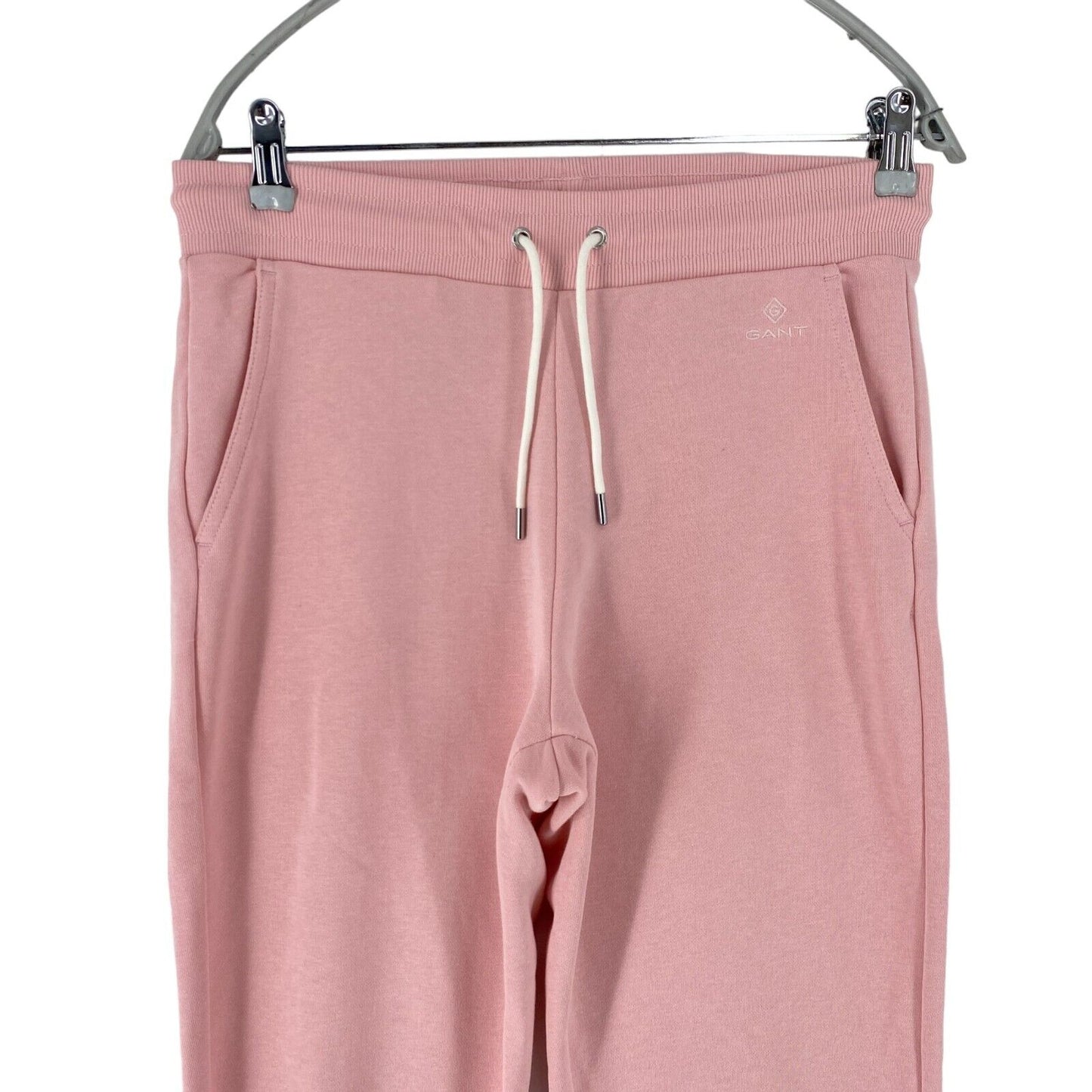 GANT Women Pink Regular Fit Cuffed Sweat Pants Trousers Size M