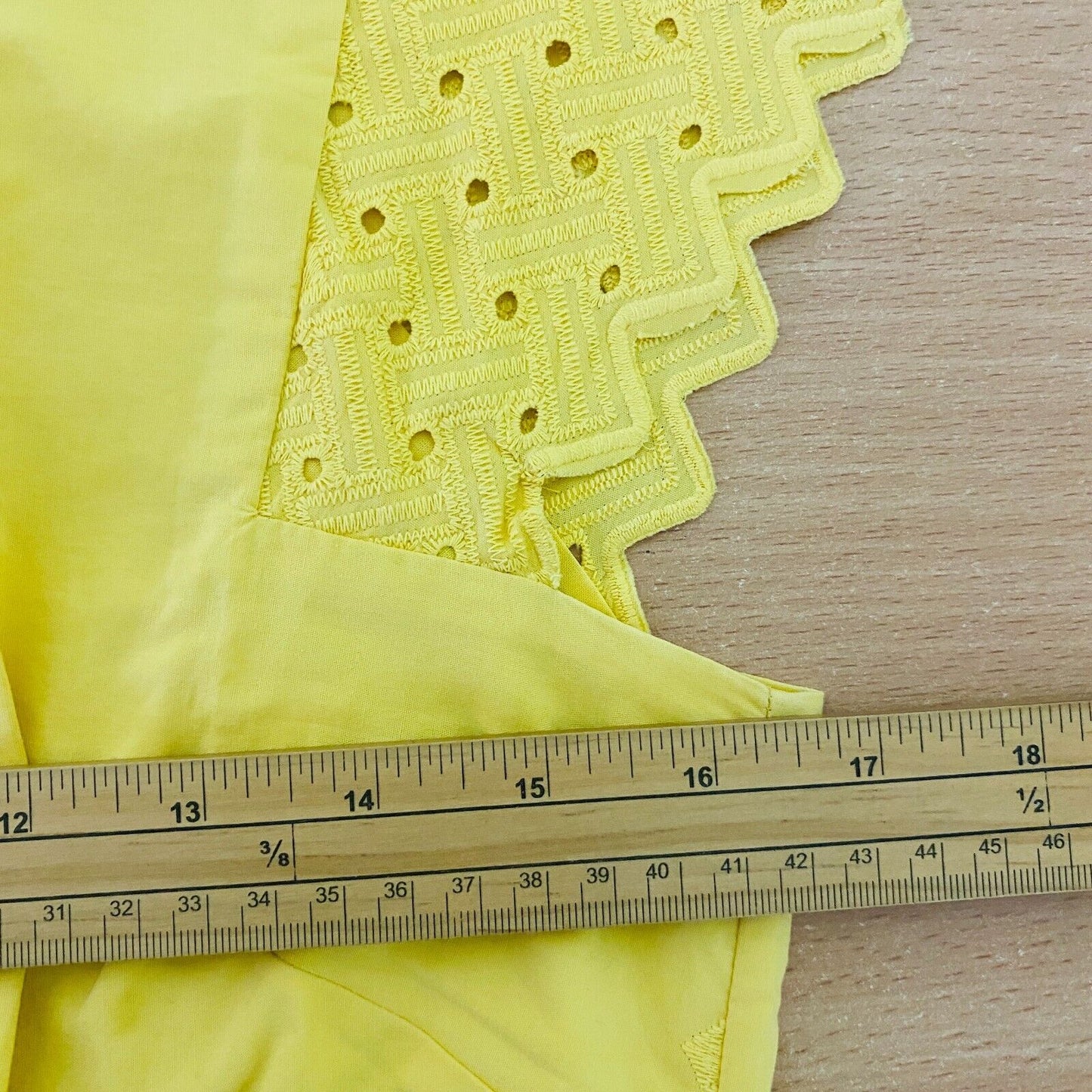 GANT Yellow Broderie Anglaise A Line Dress Size EU 36 UK 8 US 6