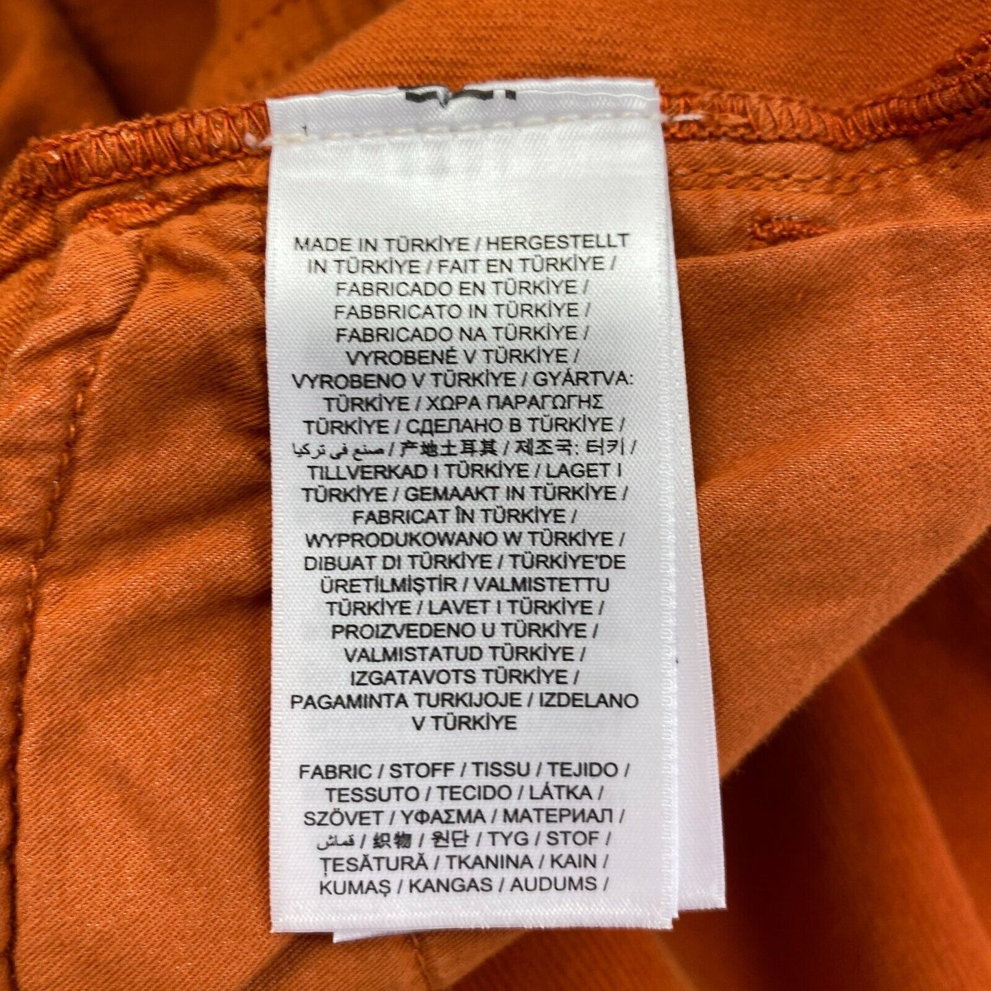 GANT Damen FARLA Cord-Jeans in Slim Fit, verkürzte Jeans in Dunkelorange, Größe W31