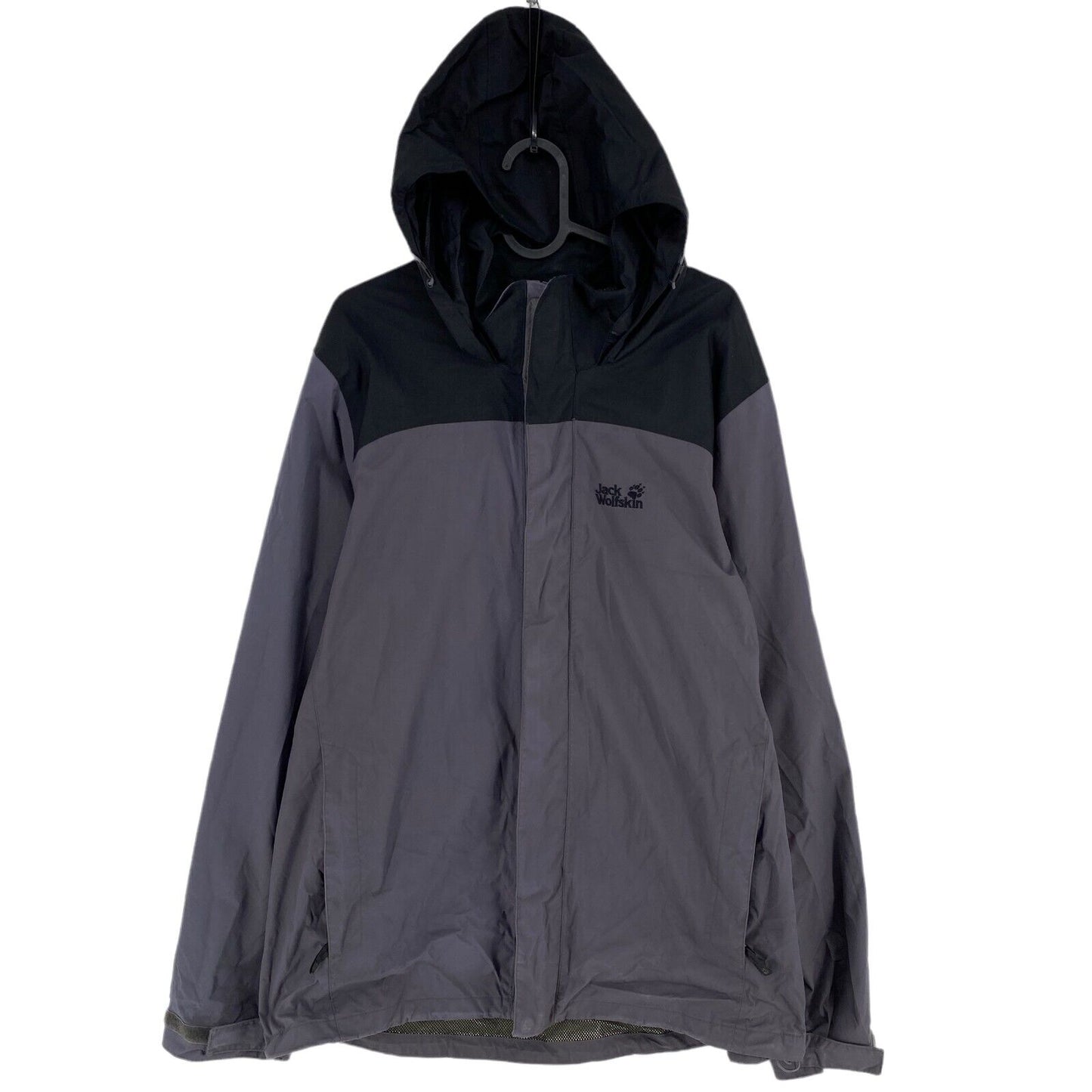 Jack Wolfskin Grau Kapuzenjacke Mantel Größe L