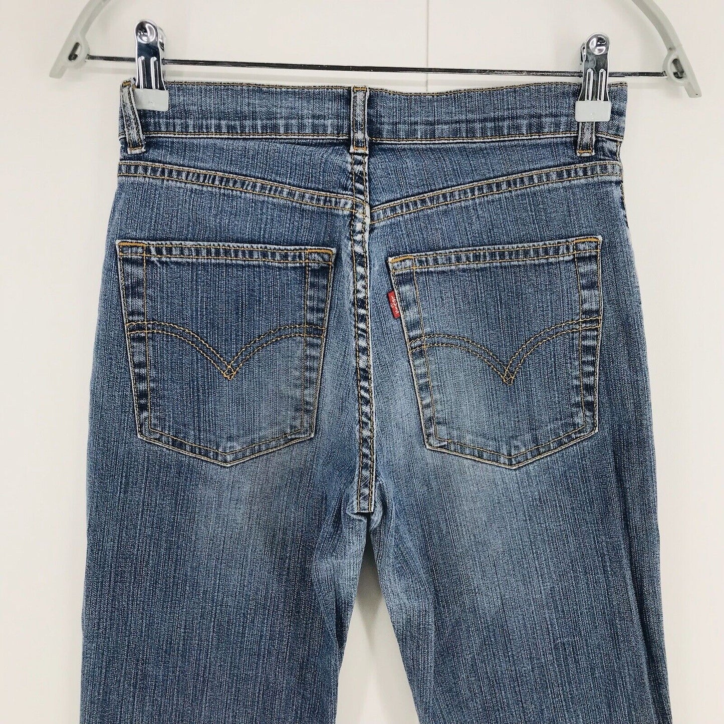 Vintage Levi's 595 04 Women Blue Slight Bootcut Regular Fit Jeans Size W26 L32