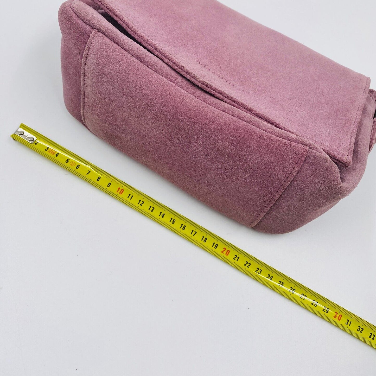 MAZARIN Sac à main en cuir suédé rose foncé Sac à bandoulière