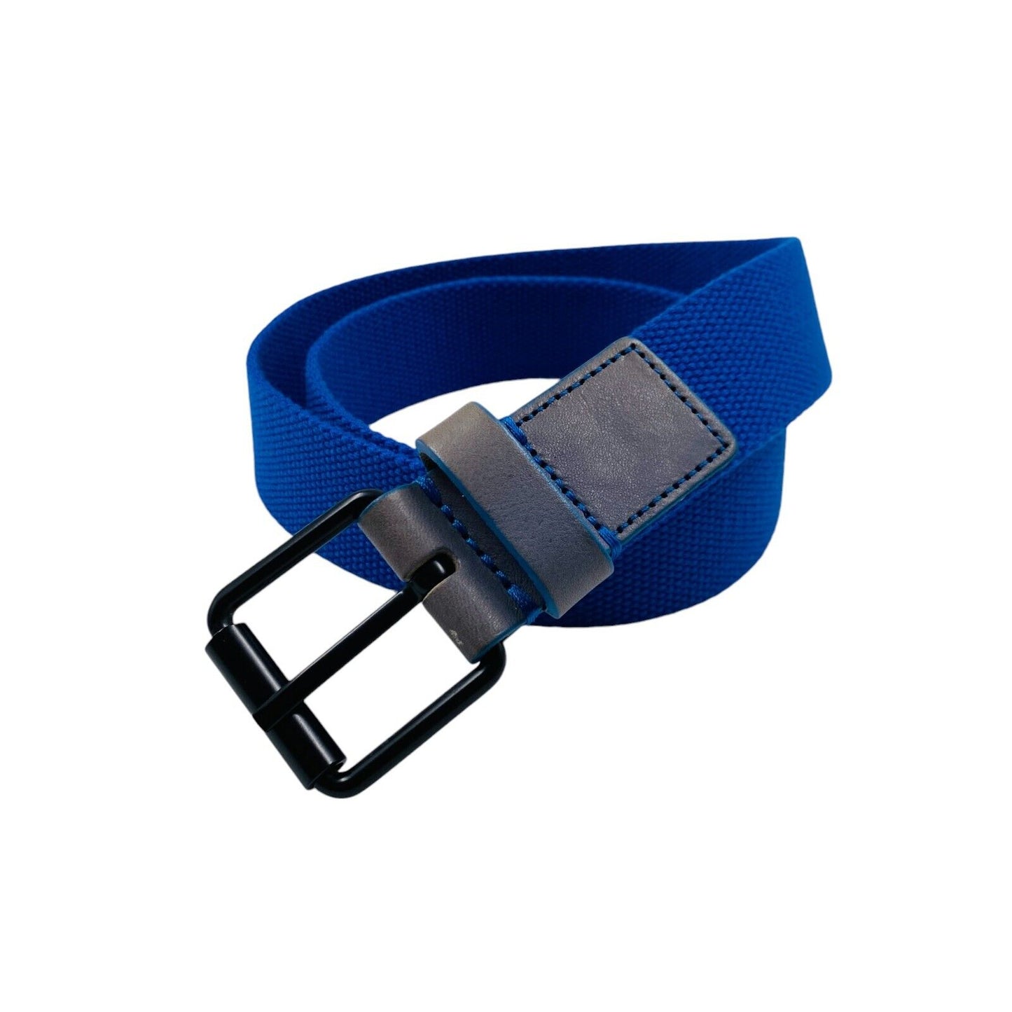 Calvin Klein Mens Blue Classic Braided Belt Size 90 cm.