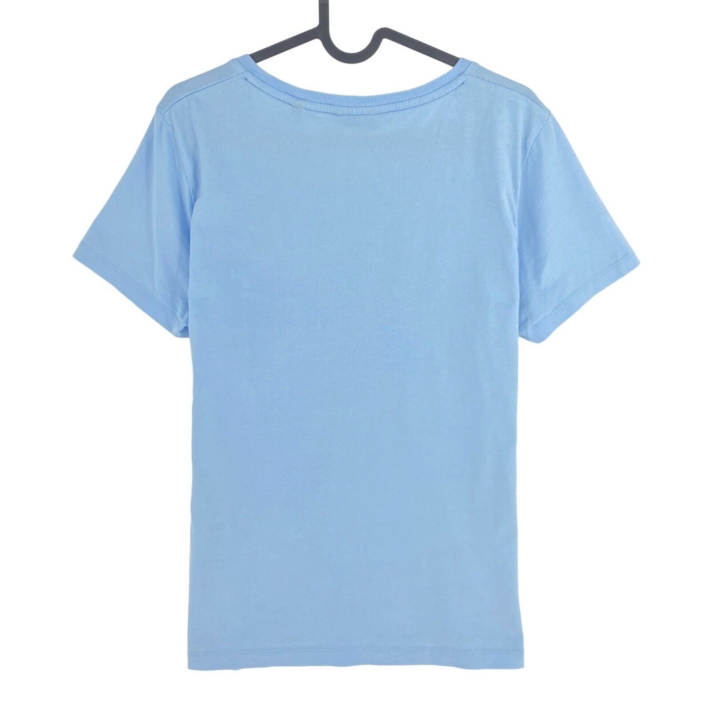 GANT T-shirt à col rond avec logo bleu clair Taille L