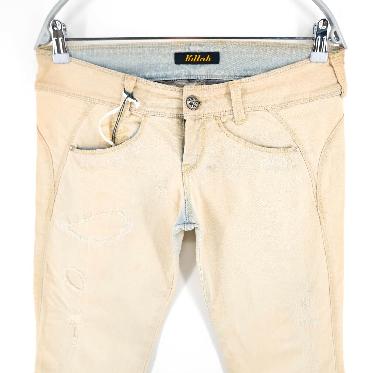 KILLAH Jean coupe slim beige jambe droite Taille 30