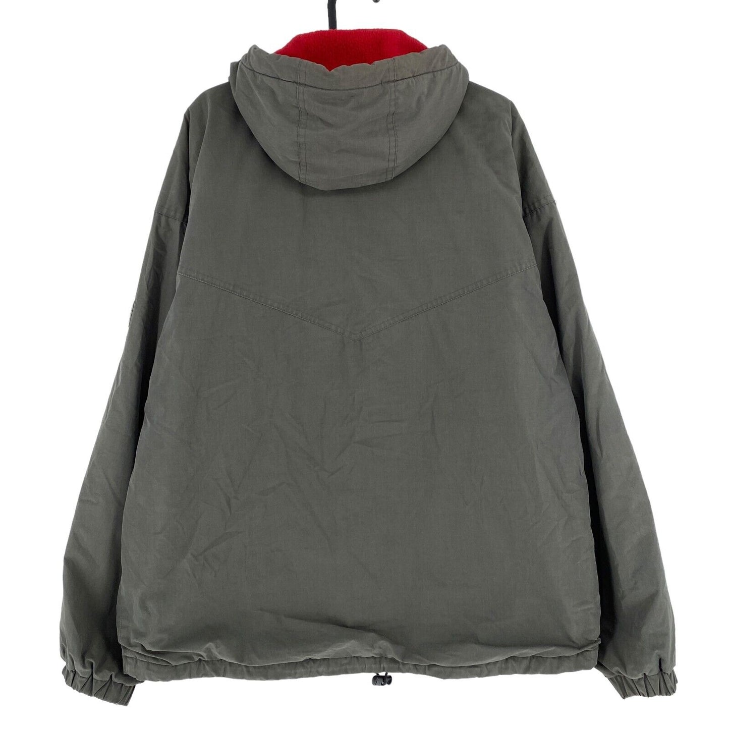 Jack Wolfskin Gris Foncé Coton Mélange Veste À Capuche Manteau Taille L