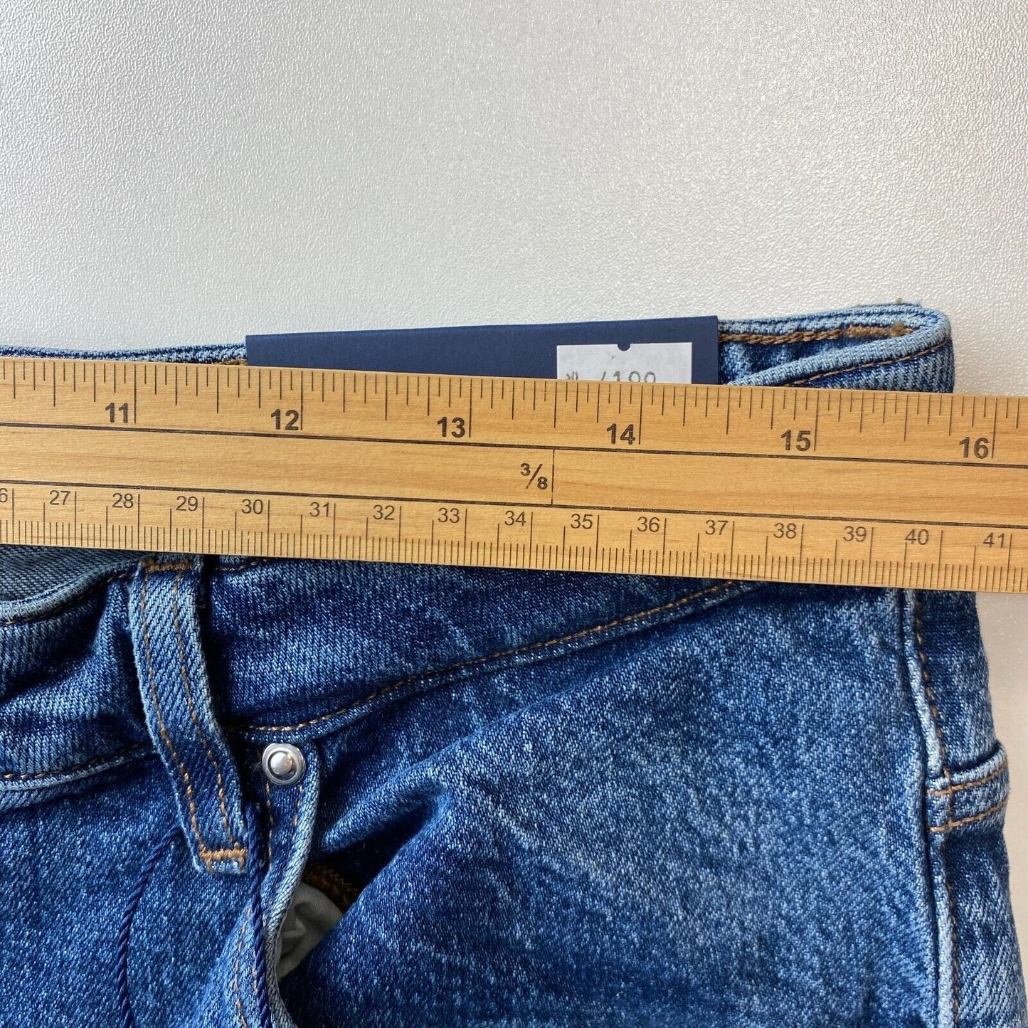 GANT Damen Jeans, hohe Taille, normale Passform, gerade Passform, Blau, Größe W31 L28