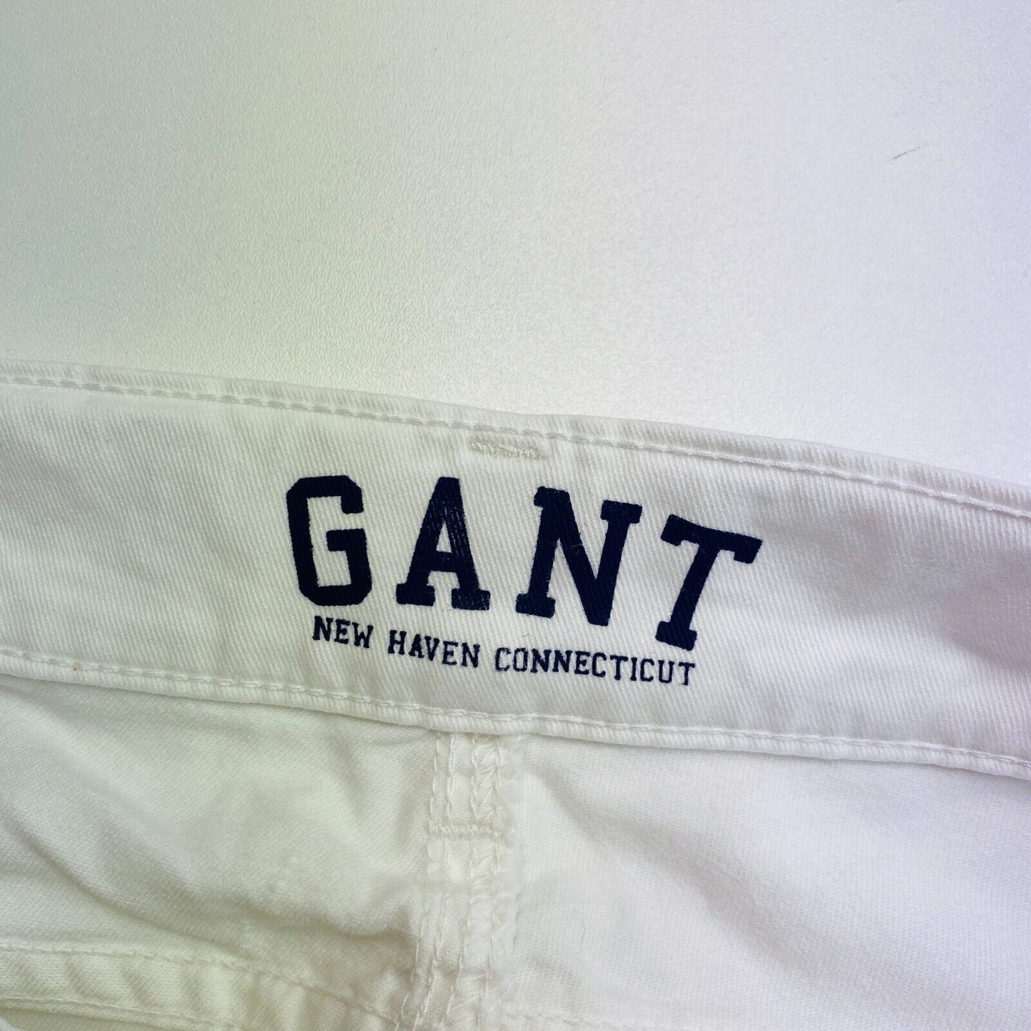 GANT Damen Weiße Schlaghose Chino Hose Größe W29 L34