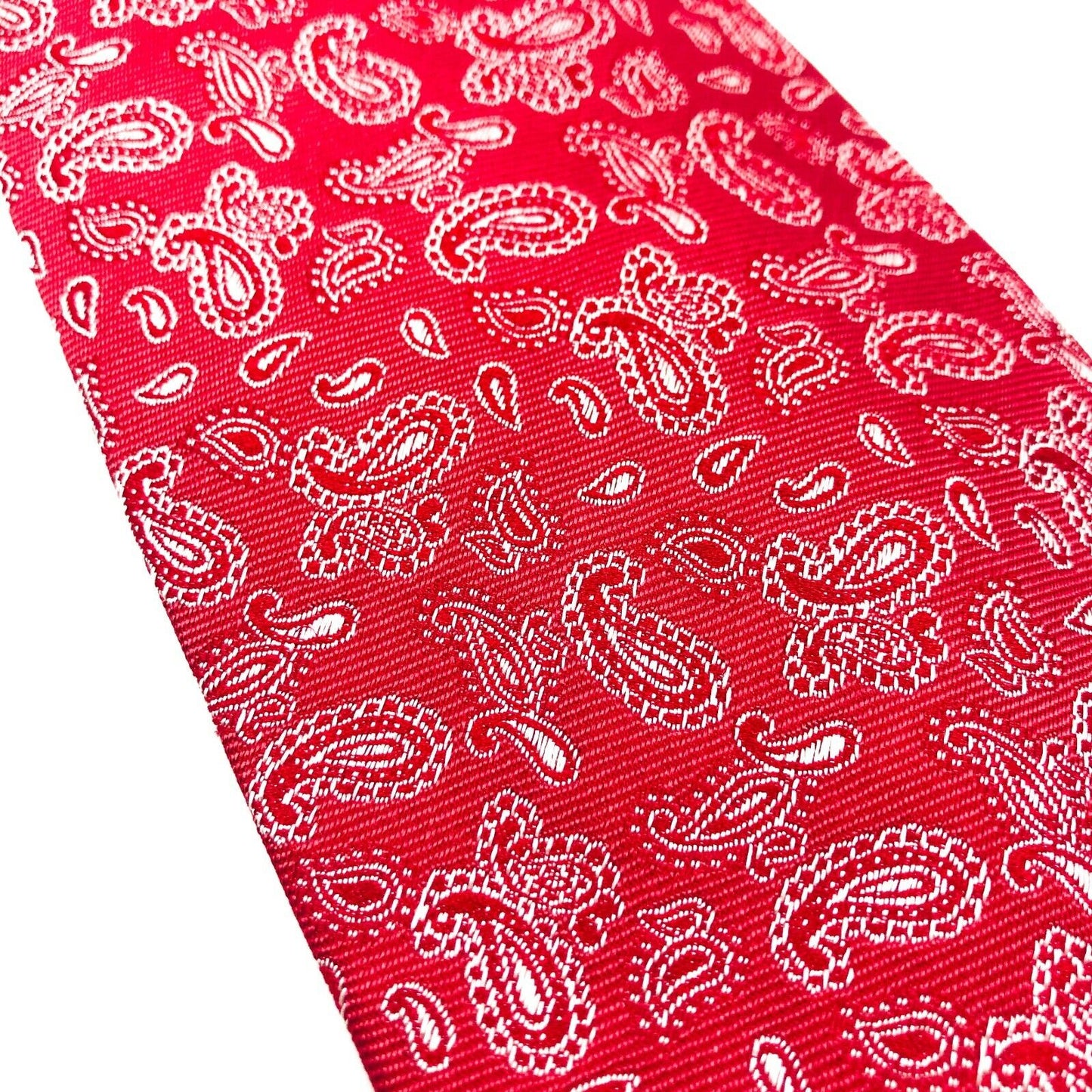 GANT Red Ornamented 100% Silk Tie Made In Italy