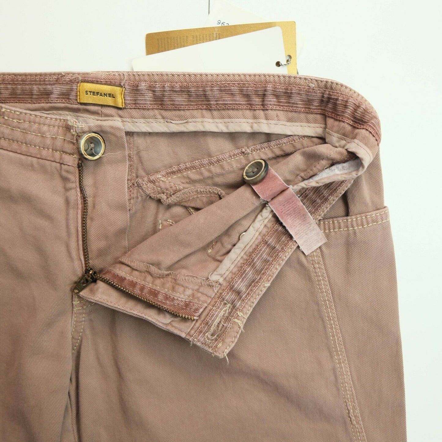 STEFANEL Pink Cargo Pants Trousers Size EU 42 UK 14 US 10