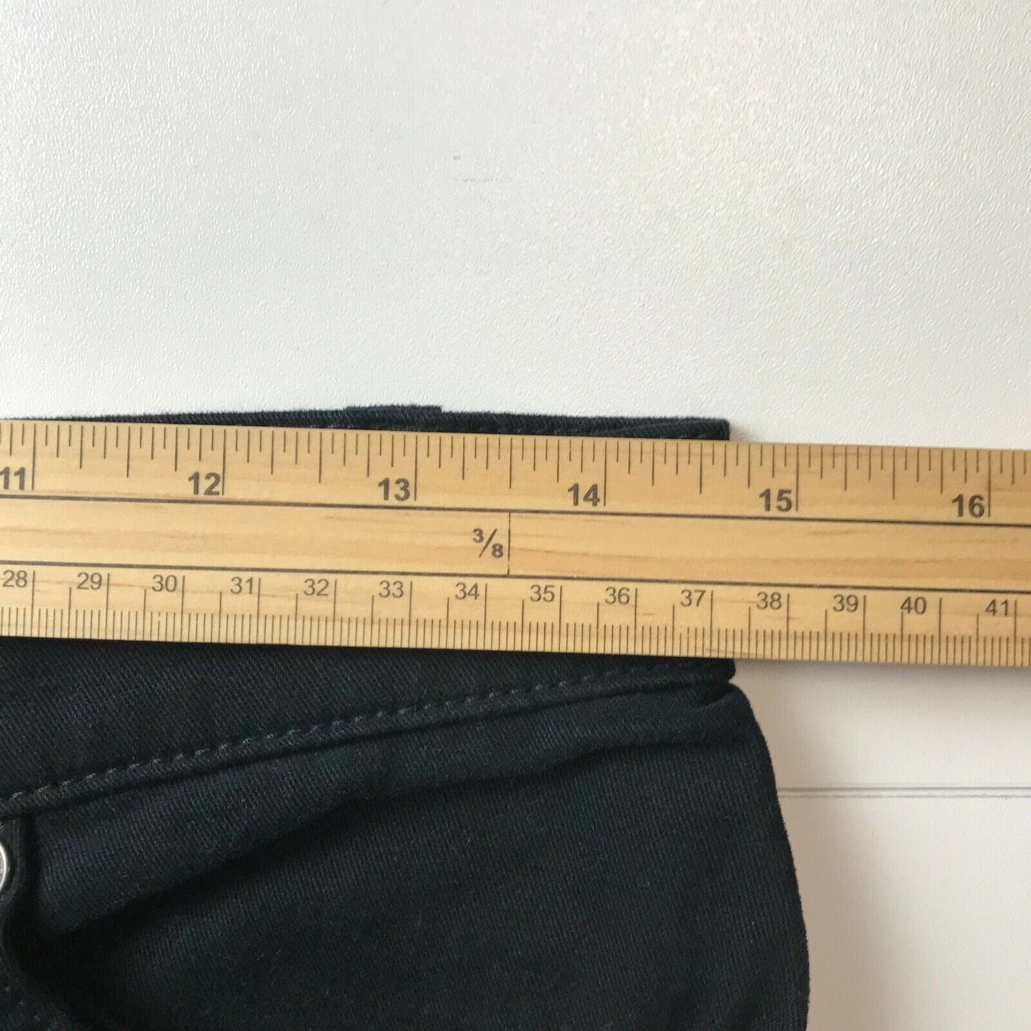 MARINA YACHTING Damen-Chinohose in Skinny-Fit, Schwarz, Größe W28