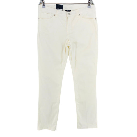 GANT Femmes Pantalon en satin de coton blanc Dawn Pantalon Taille W34 L34