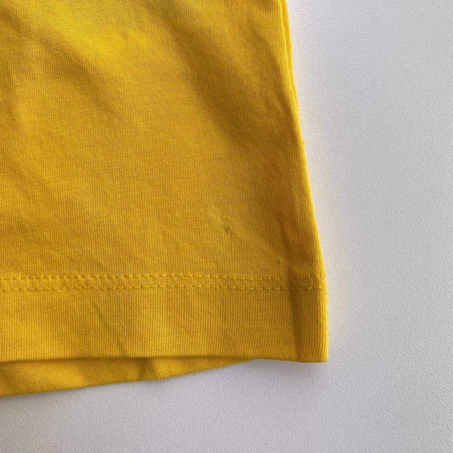 GANT Yellow Arch Logo Crew Neck T  Shirt Size S