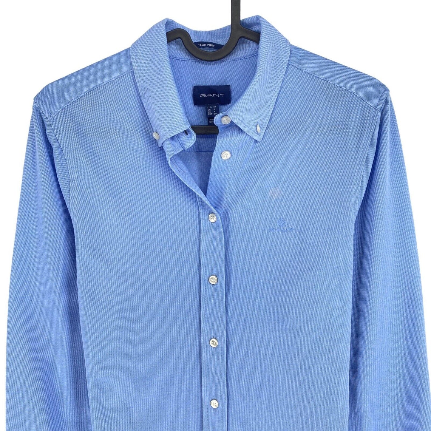 GANT Blue Tech Prep Shirt Size EU 34 UK 6 US 4