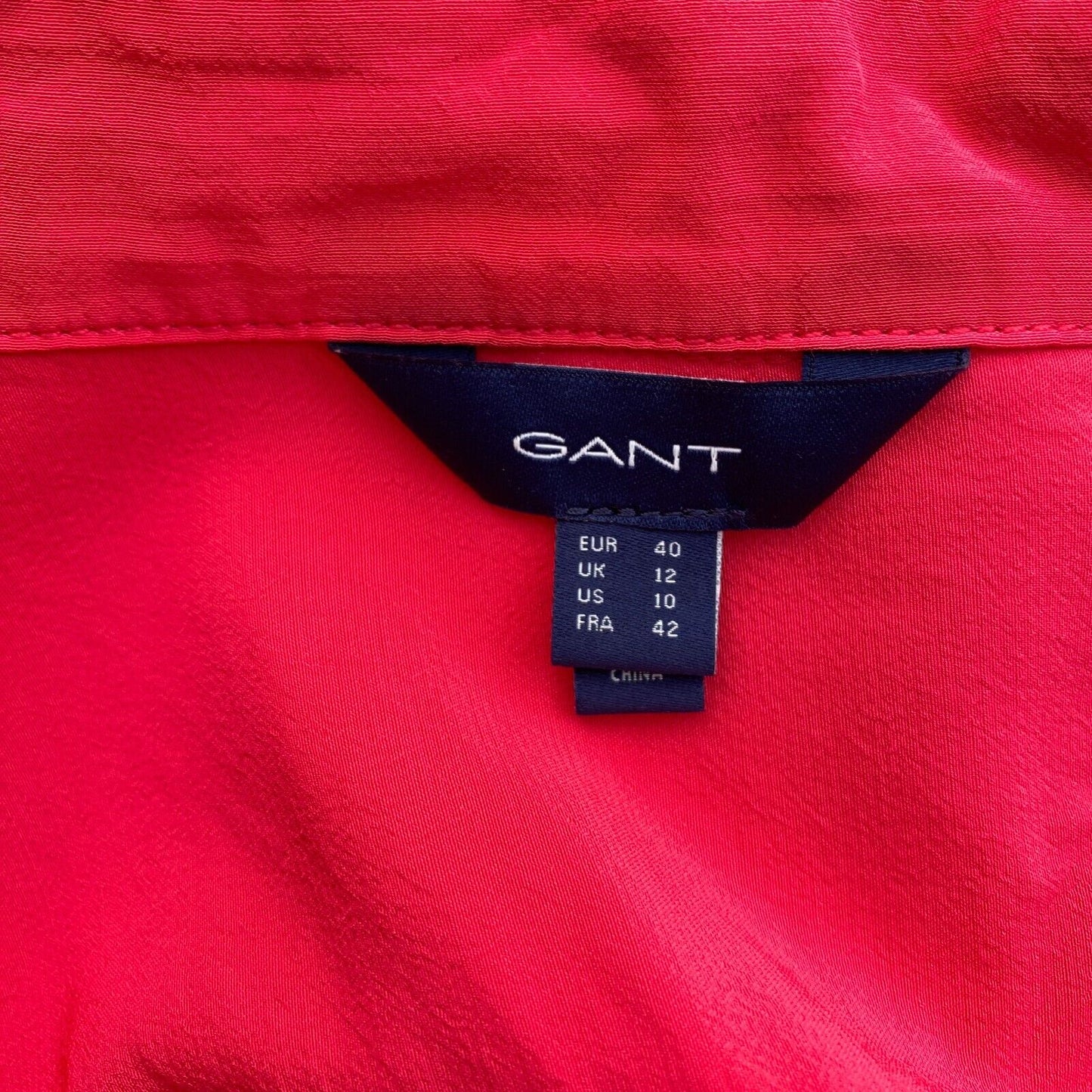 GANT Women Pink Relaxed Tunic Dress Size EU 40 UK 12 US 10