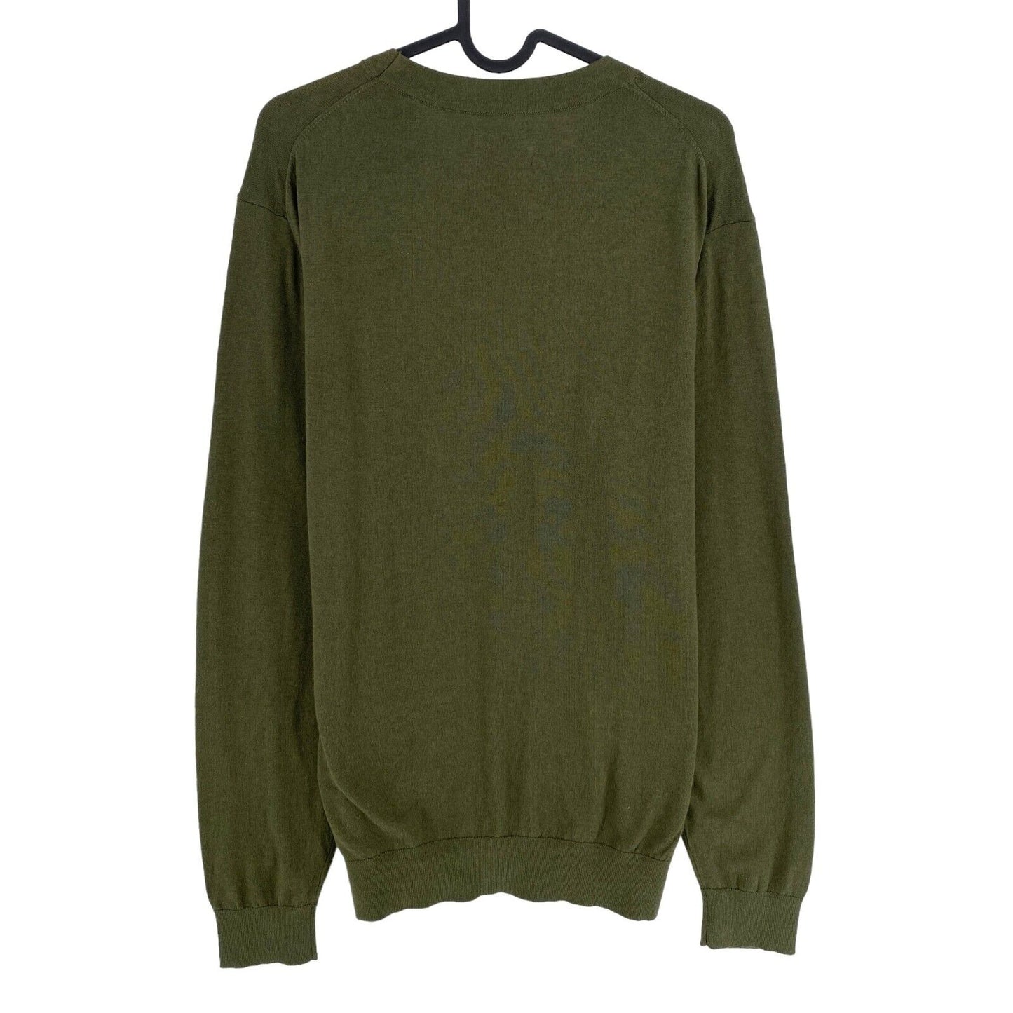 GANT Dark Green Cotton Cashmere Crew Neck Sweater Jumper Size L