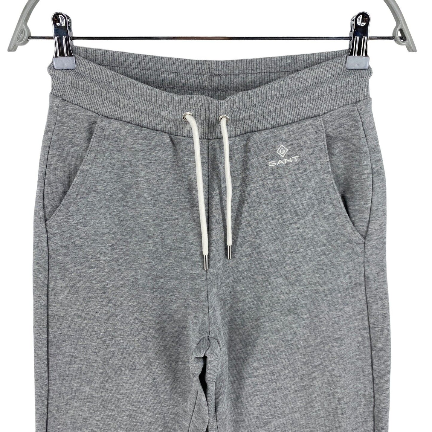 GANT Jogginghose mit Lock-Up-Logo, Grau, Größe XS