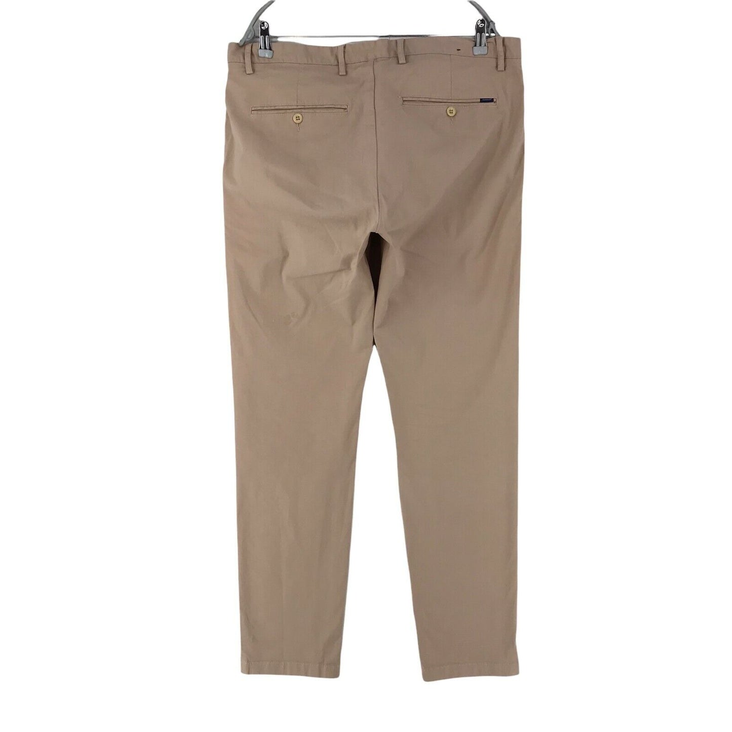 GANT Beige Slim Fit Chino Trousers Size W35 L34