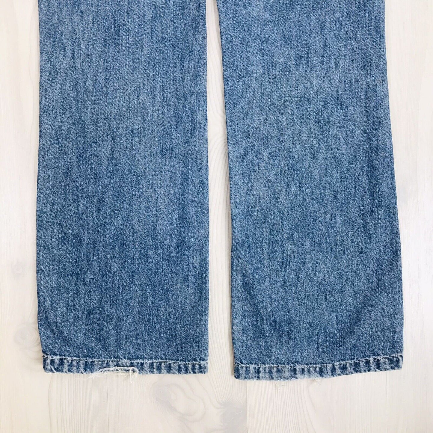 Diesel RIVEO Women Blue Regular Bootcut Fit Jeans W32 L32 Made In Italy