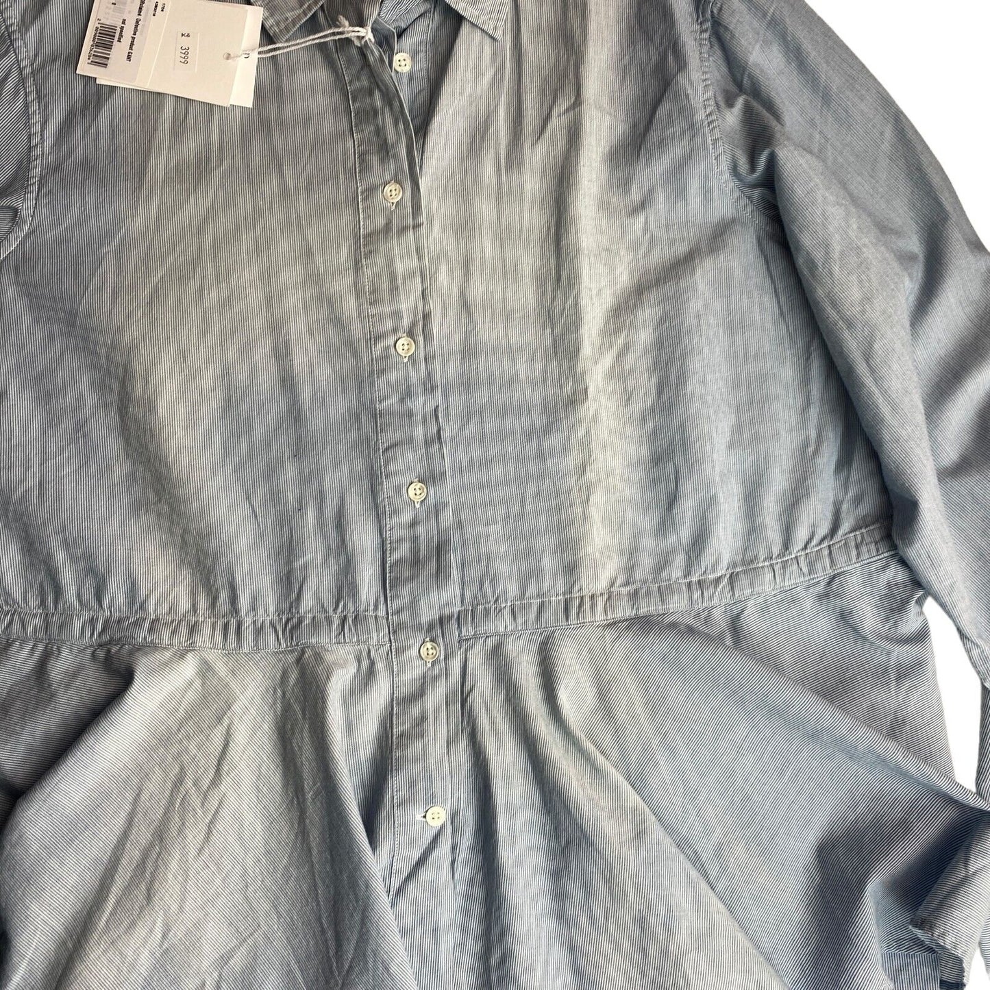 GANT Rugger Blue Striped Layered Shirt Size M