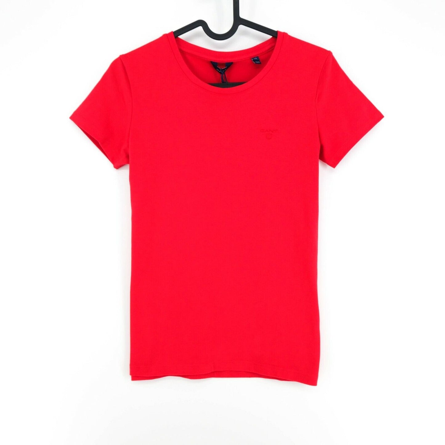 GANT T-Shirt mit Rundhalsausschnitt, Rot, Größe XS