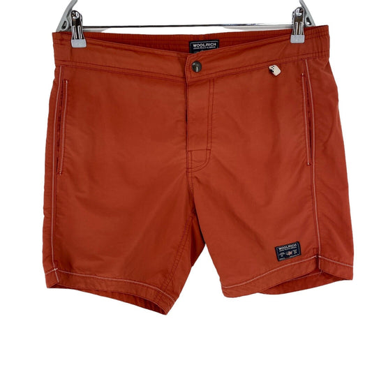 WOOLRICH Orange Activewear Shorts Size M