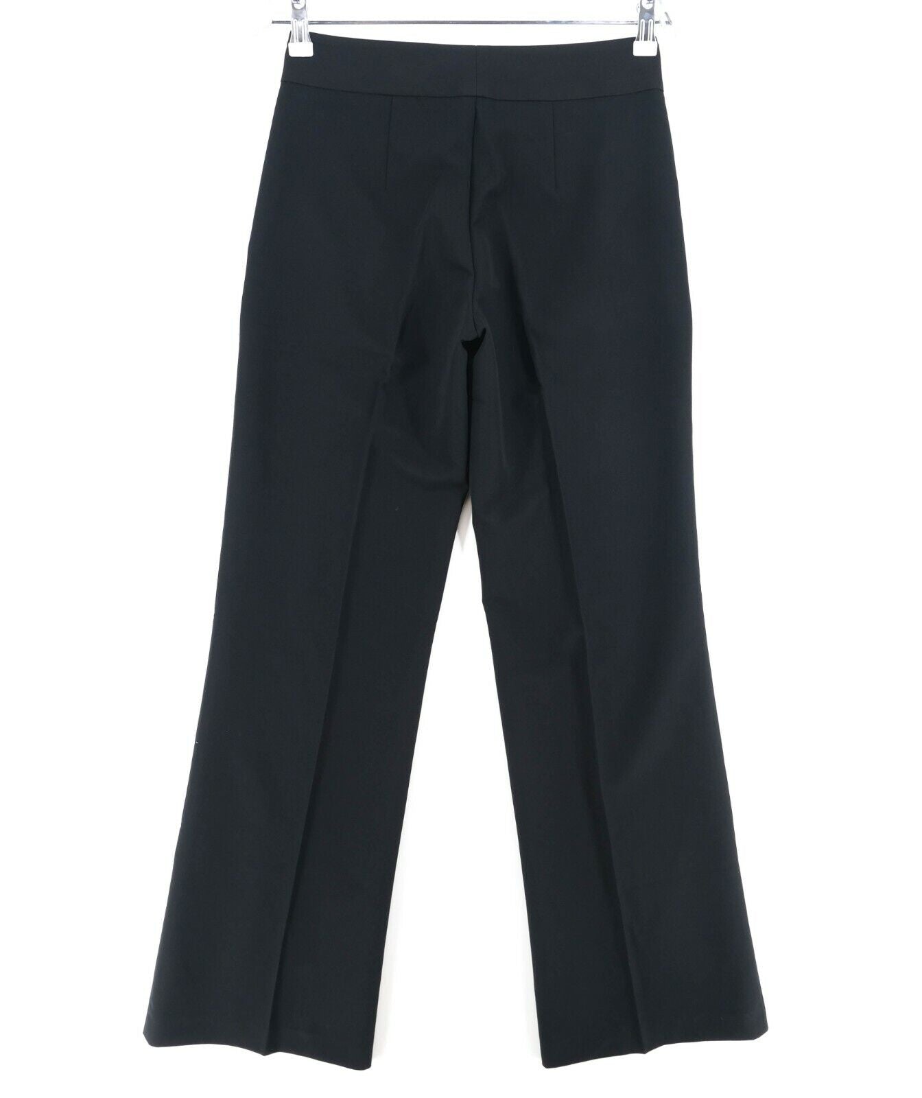 STEFANEL Black Flared Pants Trousers Size EU 34 UK 4 US 2