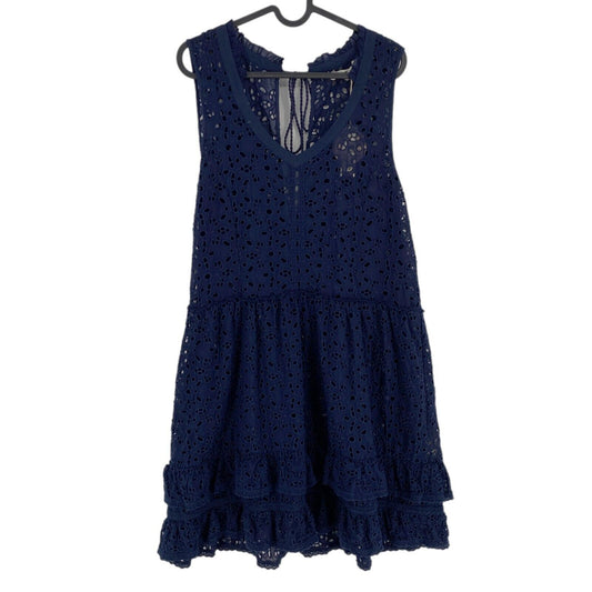 ODD MOLLY Women Navy Blue Swag Blossom Dress Size 2 / M