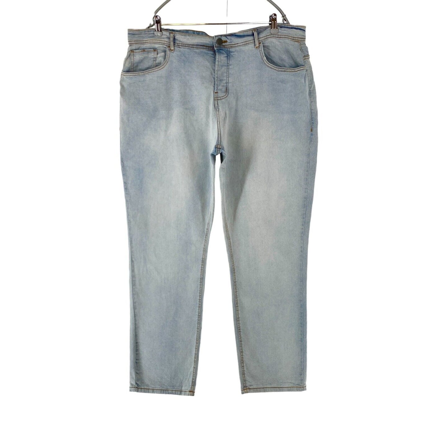 DENIM CO. Blue Stretch Relaxed Straight Fit Jeans W40 L32