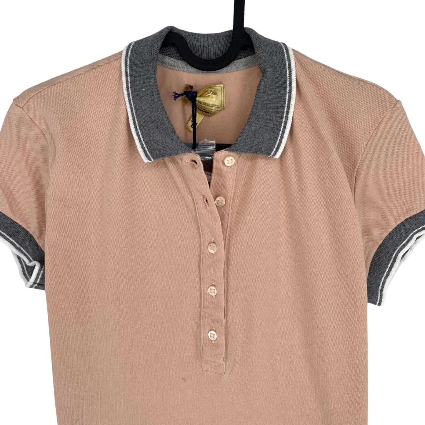 JACOB COHEN Women J229 Dusty Pink Polo Shirt Size L