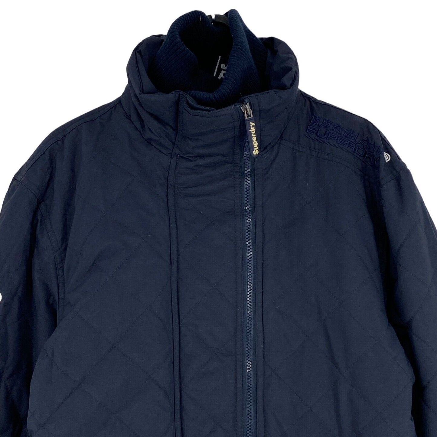 SUPERDRY Original Windcheater Navy Blue Quilted Jacket Size S